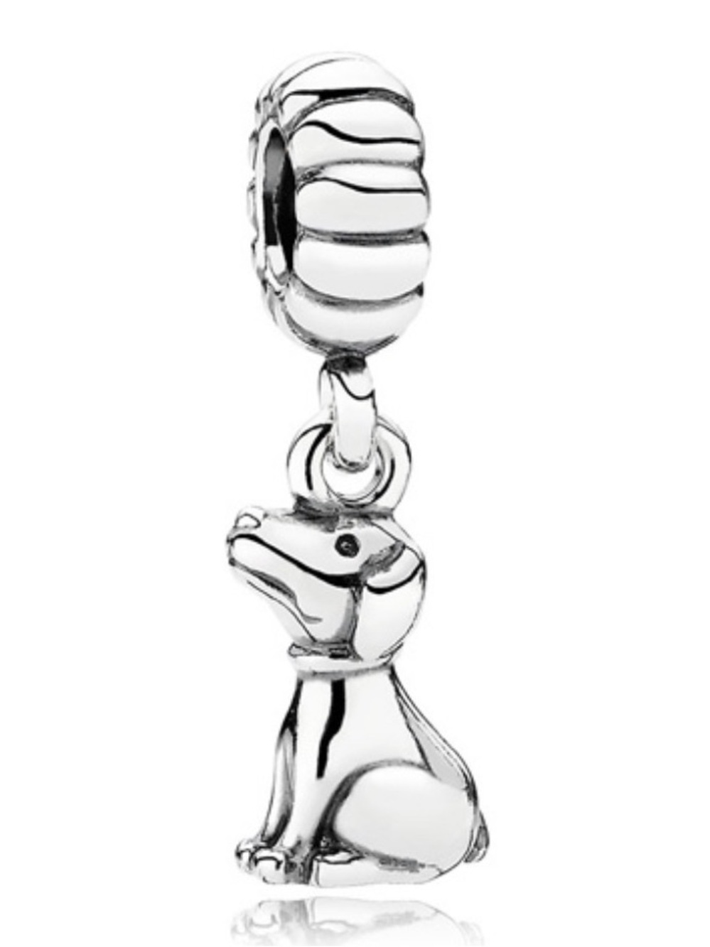 Authentic Pandora Retired Sterling Silver Buddy the Dog Animal Dangle